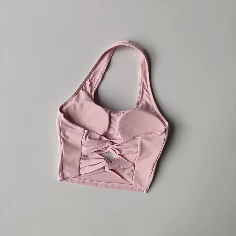 Fitness Bra Workout Tops Gym Fitness Sports Bras Sexy Athletic Sport Bra Women Backless Gym Yoga Crop Top