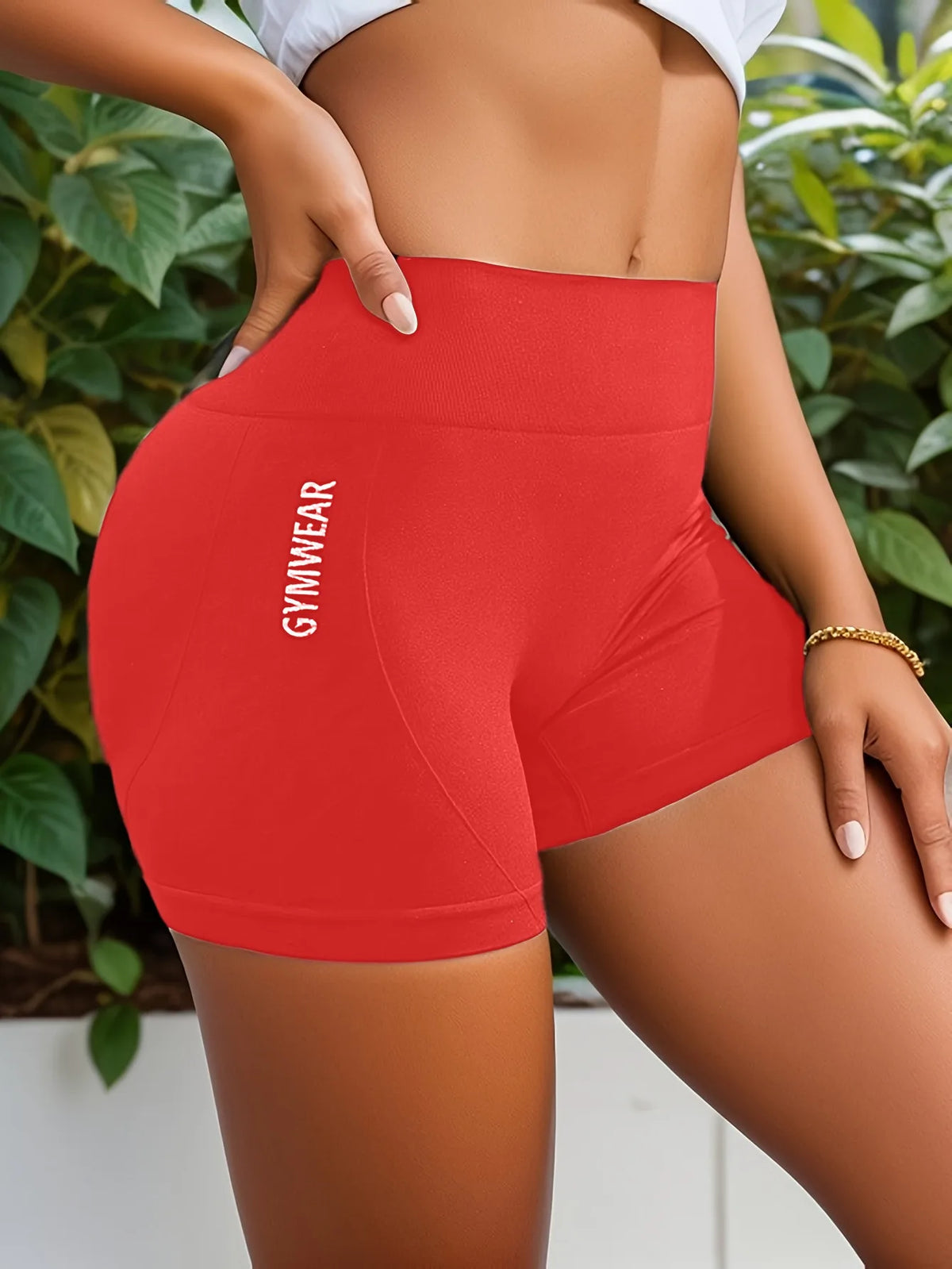 Women High Waist Workout Shorts Yoga Short Pant